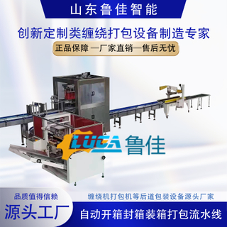 自動(dòng)開(kāi)箱封箱裝箱打包流水線